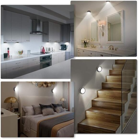 Under Counter Lights for Kitchen，Wireless LED Puck Lights with Remote Control - Picture 3 of 6